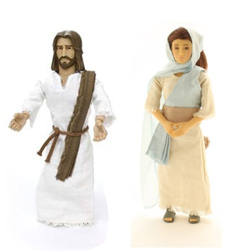 of Faith Talking Jesus and Mary Doll Set