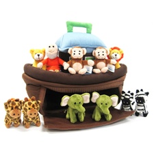 Plush Noah's Ark 12pc set